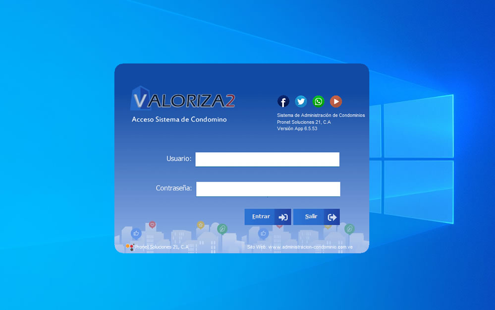 Sistema de Condominio Valoriza